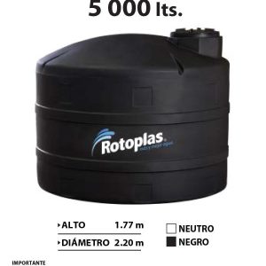 Tanque 5000 litros reforzado 20%