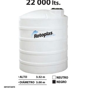 Tanque Vertical 22000 litros reforzado 20%