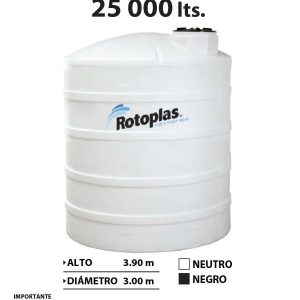 Tanque almacenamiento 25000 litros reforzado 20%