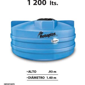 Cisterna Rotoplas 1200 litros